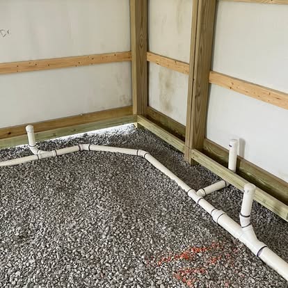 Plumbing system installation